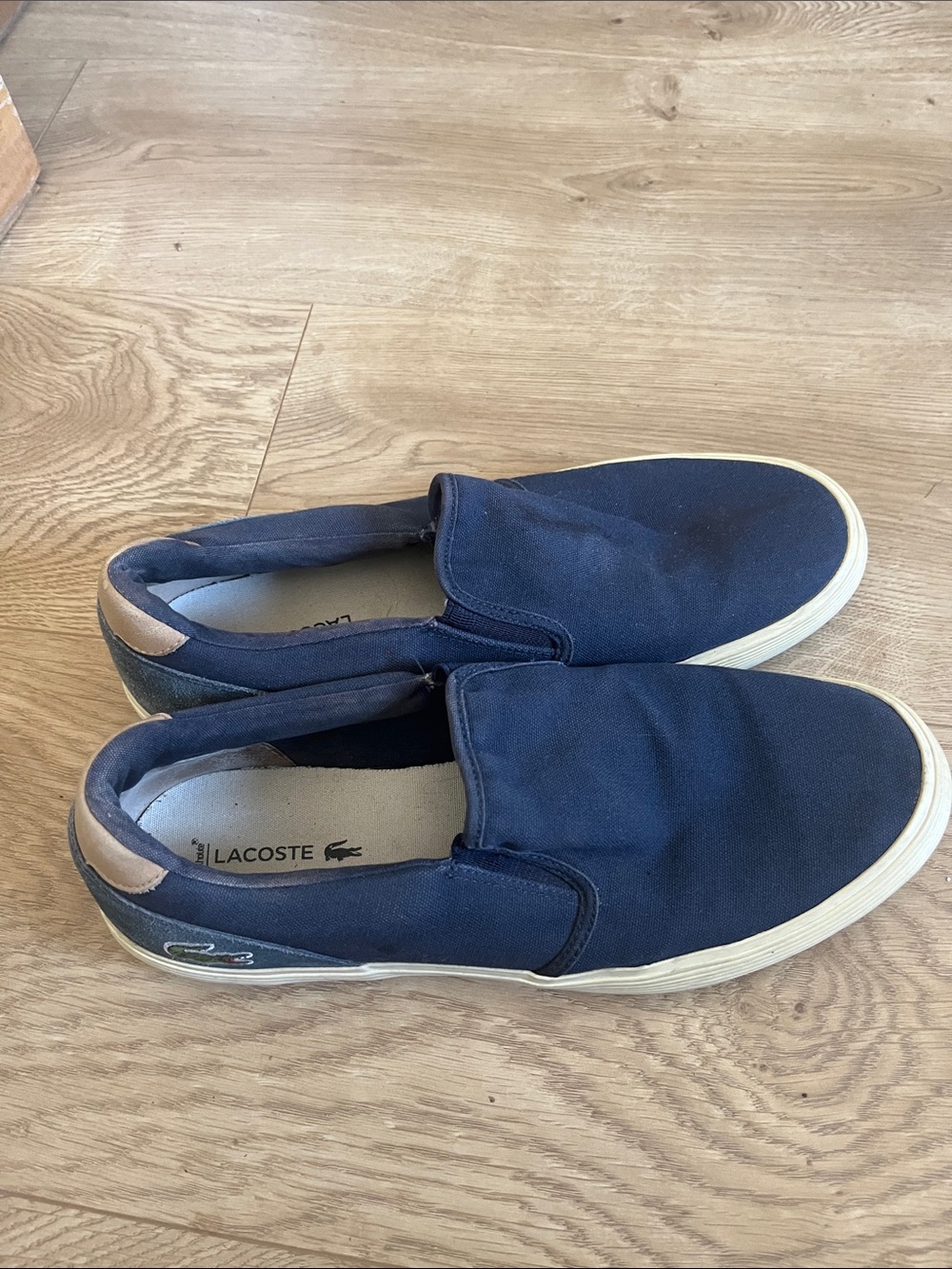Lacoste Navy Blue Men's Jouer Slip-ON 316 Shoe Size 7
